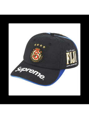 Supreme x Fiji 6-Panel Black